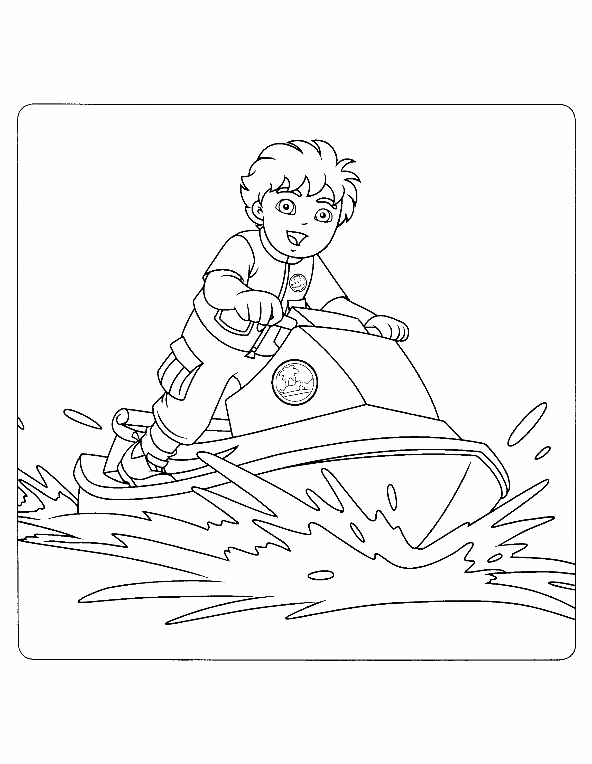 Kleurplaten Diego, Go Diego Go Kleurplaat Diego Go Archidev U6ra56oay8 T4gd5srpq4