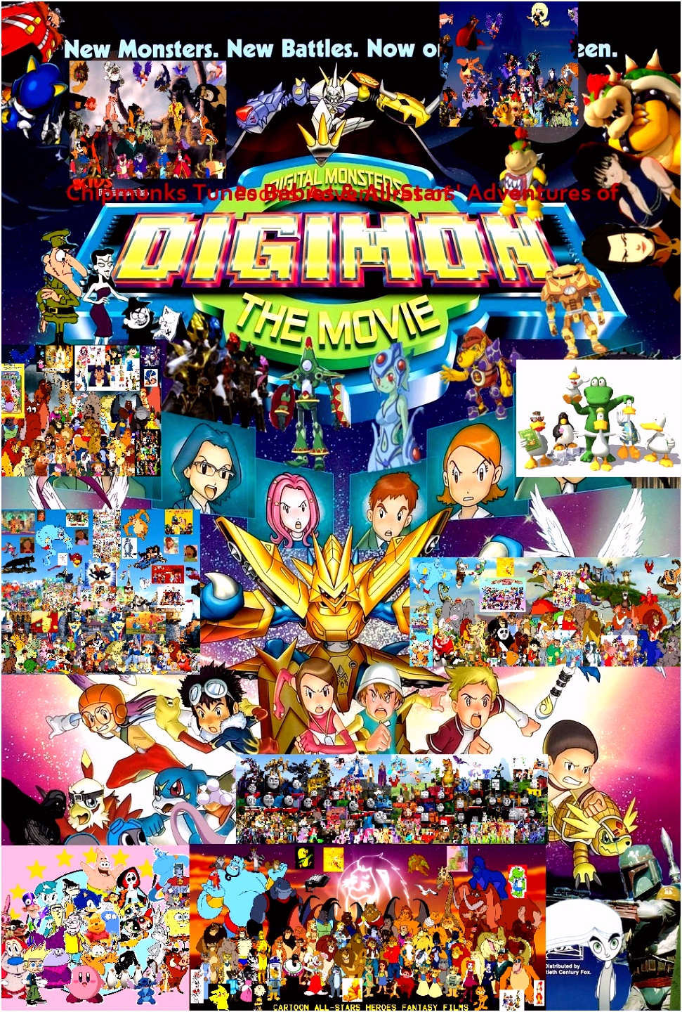 Kleurplaten Digimon Chipmunks Tunes Babies &amp; All Stars Adventures Of Digimon the Movie H2wc11ovg4 Ghprshnyt6