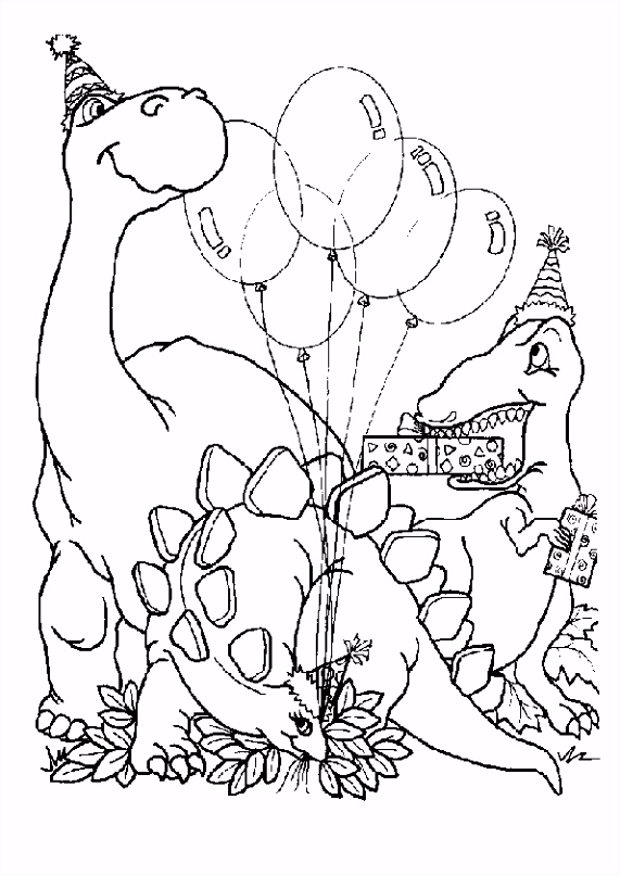 Kleurplaten Dinosaurussen Kleurplaat Dino Verjaardag Archidev J7rb56auv5 E5vx2uods4