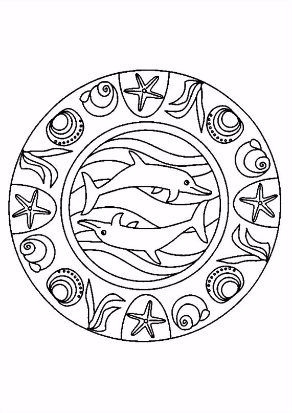 Kleurplaten Dolfijnen Kleurplaat Dolfijnen Mandala 1 Kopen C2yl96eae3 Fhveshuxg6