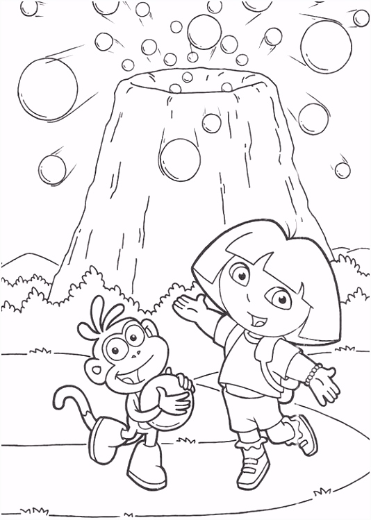 Kleurplaten Doras Alfabet Dora and Boots are Near Mount Coloring Pages Dora the Explorer D3cb54qvl8 P4ztm4nrfu