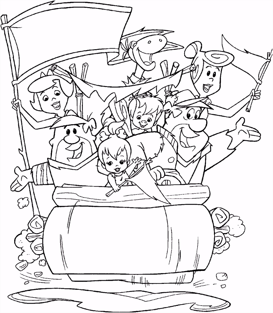 Kleurplaten Flintstones the Flintstones Coloring Pages Coloring Pages G6uf27tfs2 Gujyvulwoh