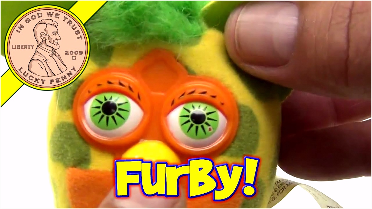 Kleurplaten Furbie Furby Stuffed Plush Back Pack Clip toy 2000 Tiger Electronics V7mh24tev5 Xsqh24eaf6