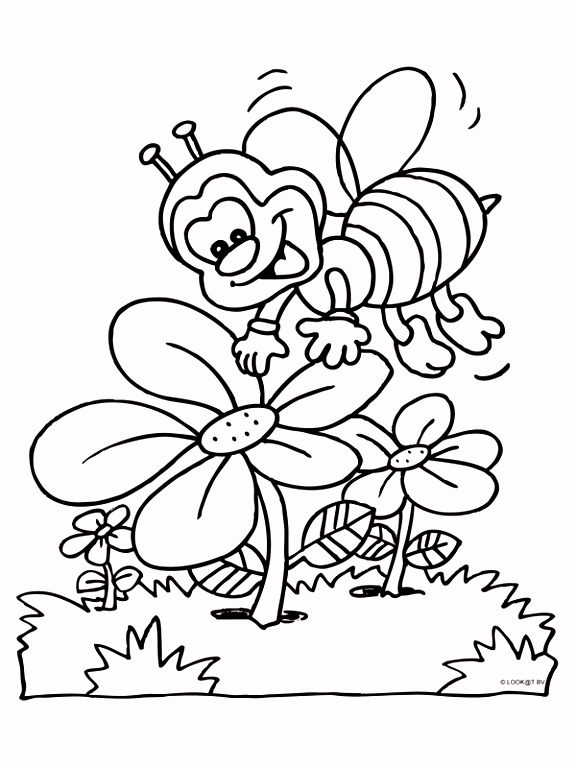 Kleurplaten Goofy Kleurplaat Bloemen Bijen Kleurplaten Bijen I4ti42wnw9 S6sg5unew2