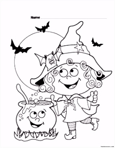 Kleurplaten Halloween Kids Halloween Coloring Pages Free Printable W9co58hxk1 Zhug04w4xu