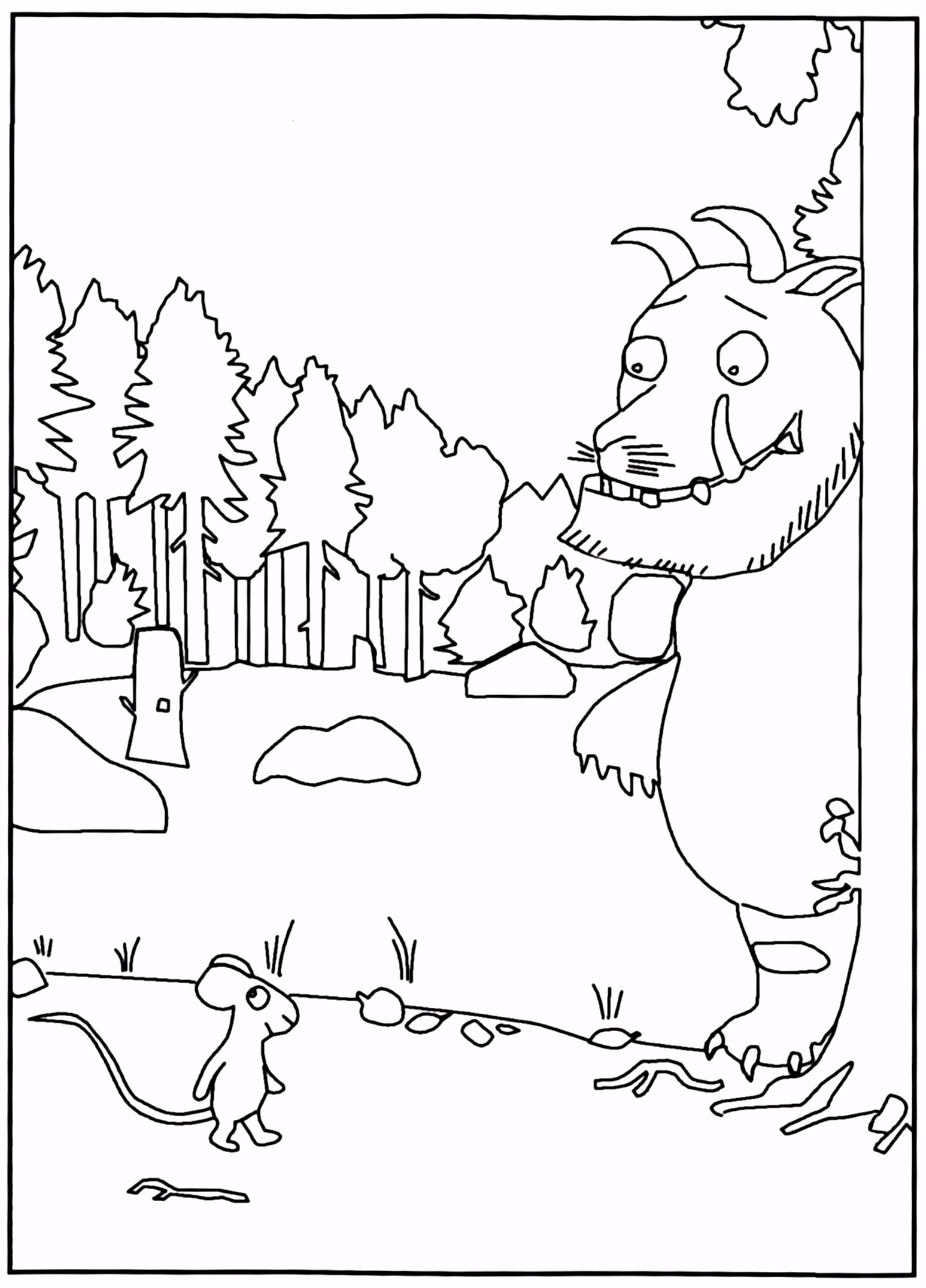 Kleurplaten Halloween Kids Kleurplaat Gruffalo the Gruffalo Pinterest D6qw87guu6 I4dfvvcefu