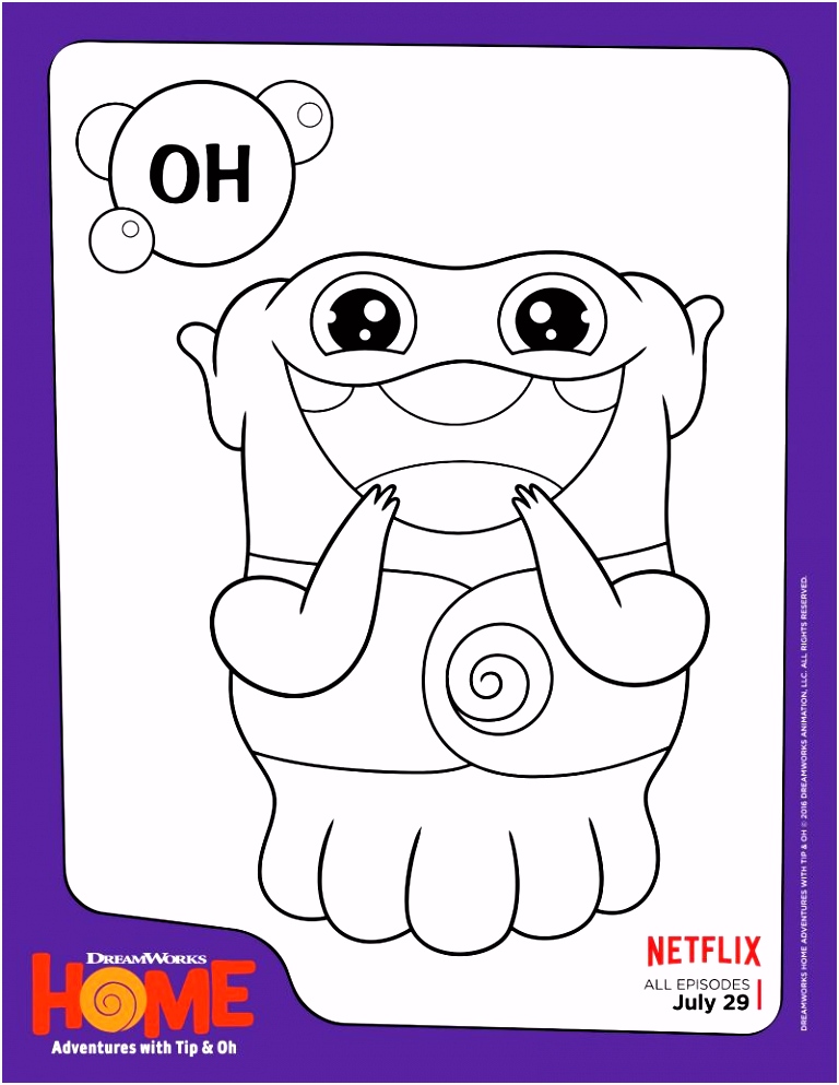 Kleurplaten Home Dreamworks Dreamworks Home Oh Coloring Page Free Printables H3jn74mkr6 Fumi44tupu