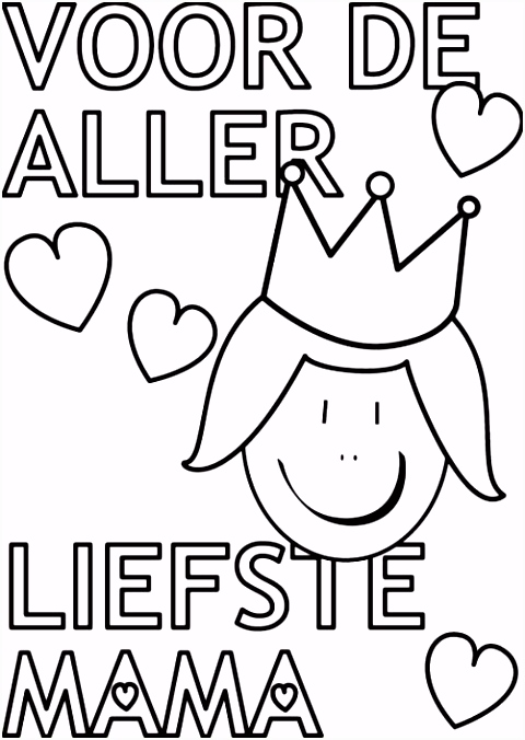 Kleurplaten Honden 7 Kleurplaten Voor De Liefste Mama C2yd27dgv5 Gsixv2juu5