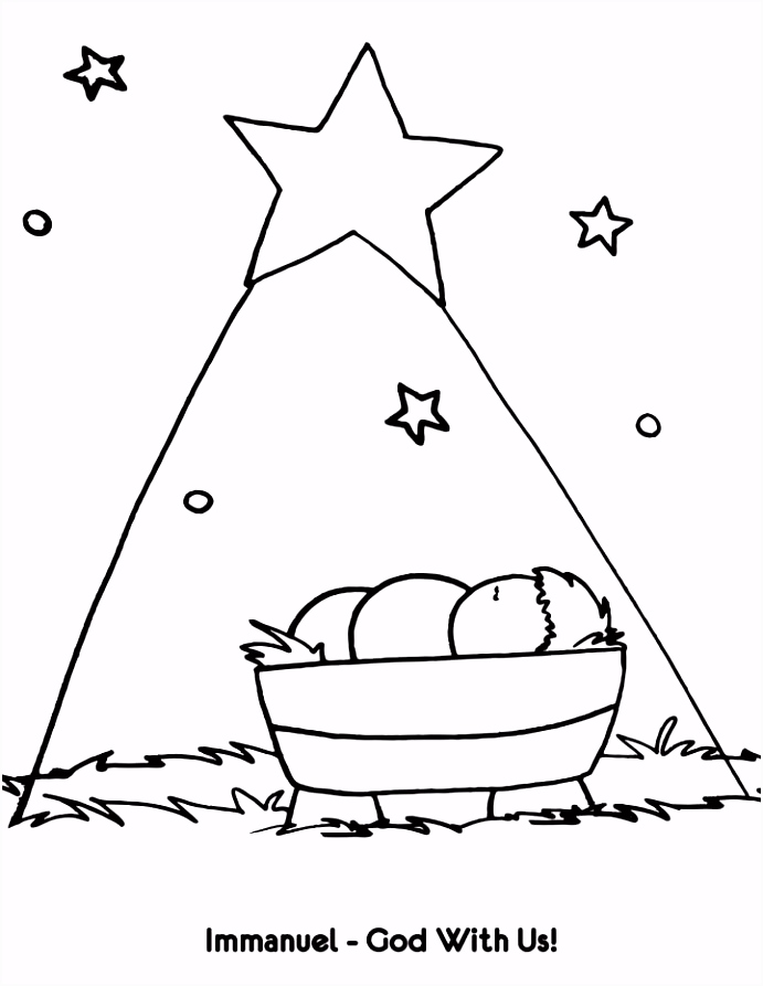 Kleurplaten Huisdieren Immanuel God with Us Coloring Page … Sunday School S7rh27wfh9 Xuft62fug4