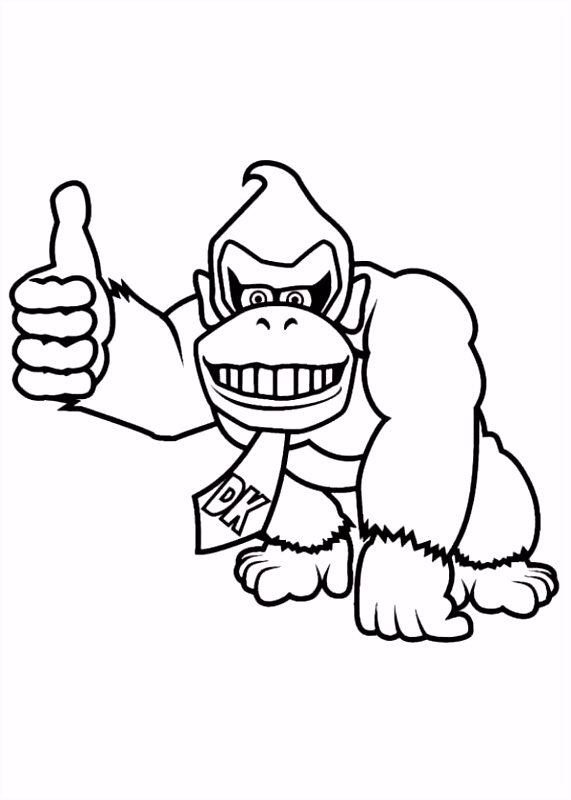 Kleurplaten King Kong Free Printable Coloring Page Donkey Kong S7gg11cxn8 O5pcs5c5v6