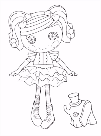Kleurplaten Lalaloopsy Lalaloopsy Peanut Big top Kleurplaat F8rd73ckd0 Uuzn46kzju