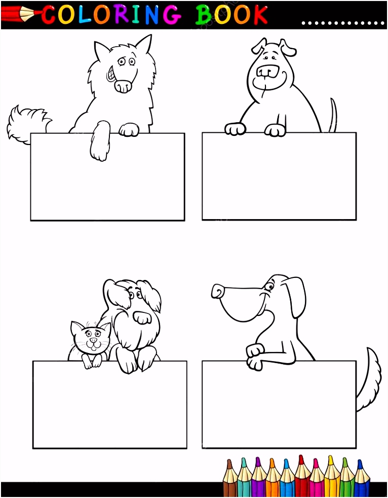 Kleurplaten Landkaarten Cartoon Honden Met Kaarten Kleurplaten Pagina — Stockvector M4qi67hyc6 F5tumhwedu