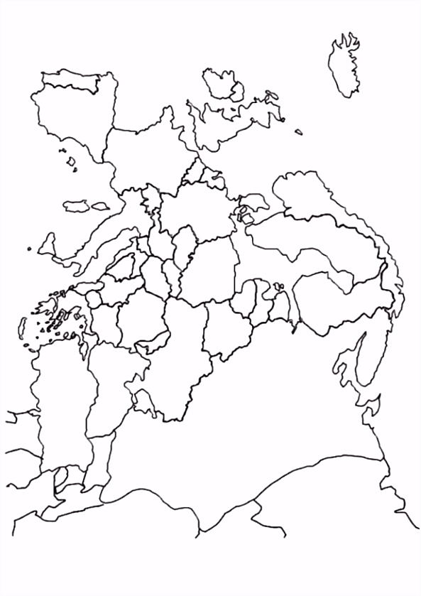 Kleurplaten Landkaarten Kleurplaat Landkaarten Landkaart Europa Kosmisch W4dd56tew5 I2qs6unsu5