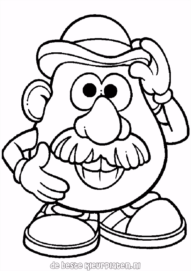 Kleurplaten Lego attractive Mr Potato Head Printable Coloring Pages Collection F3hl76btw8 X6zk52ush4