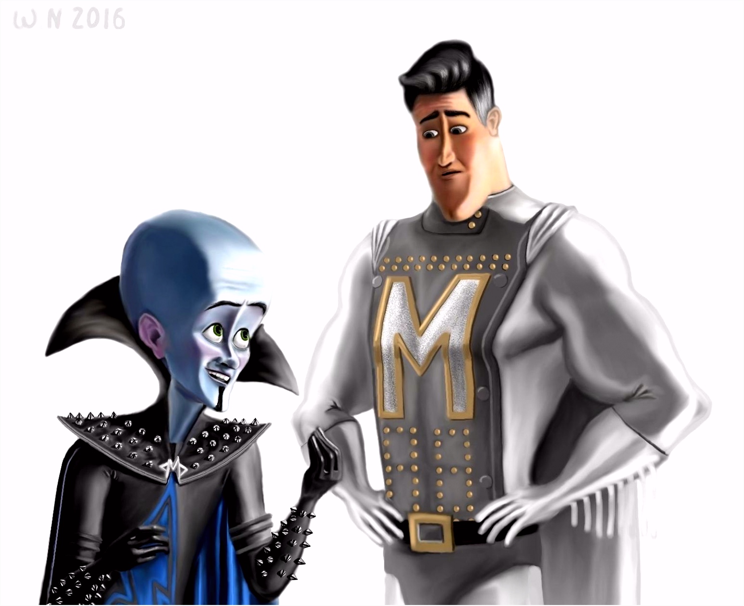 Kleurplaten Megamind Megamind and Metroman by White Night 56 On Deviantart J1bf73gaa2 Qmpk42xau6