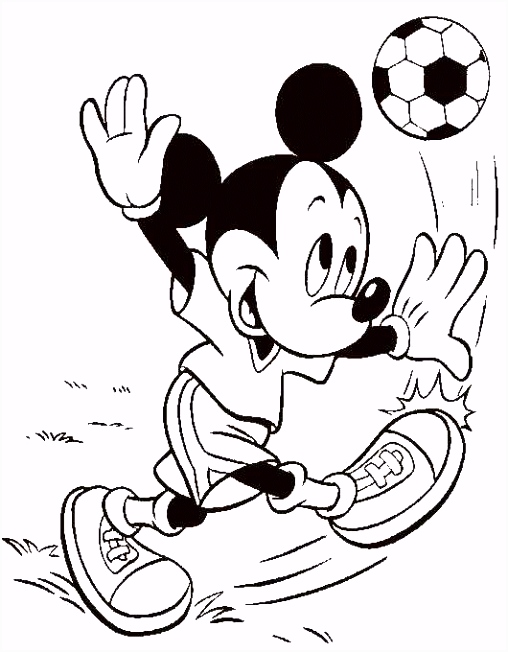 Kleurplaten Mickey Mouse â· Coloring Pages Football Animated Gifs C4si59cdj0 N0ayh4gth4