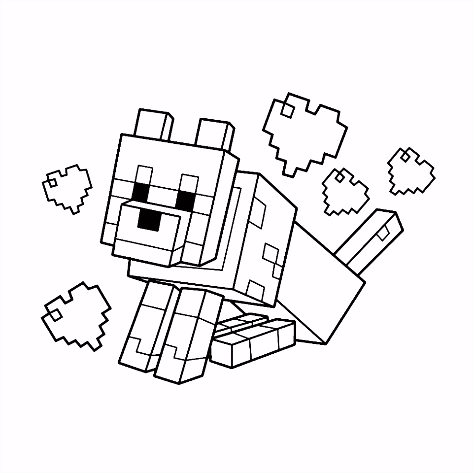 Kleurplaten Minecraft Leuk Voor Kids – Wolf D5zs57esq6 E4ow26dwy6