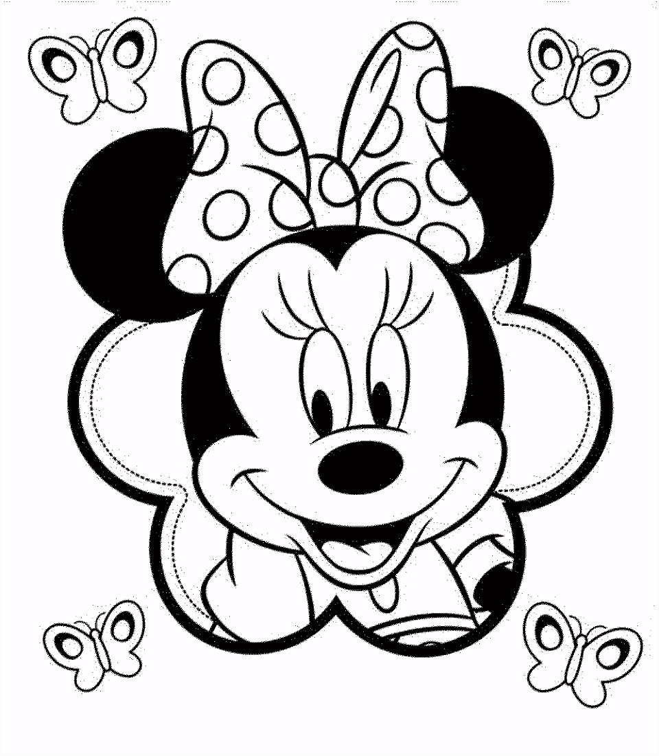 Kleurplaten Minnie Mouse Coloring Minnie Mouse A4ye63ush6 Ruvl44reu4