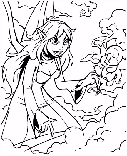Kleurplaten Neopets Tyrannia Kids N Fun N1bc31pse4 Eurwm4snlu