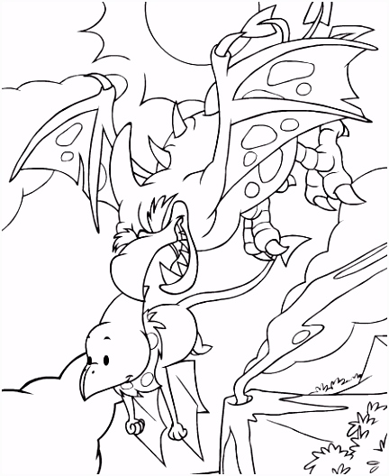 Kleurplaten Neopets Tyrannia Kids N Fun Z6be80mhu7 Nvrz65nas6