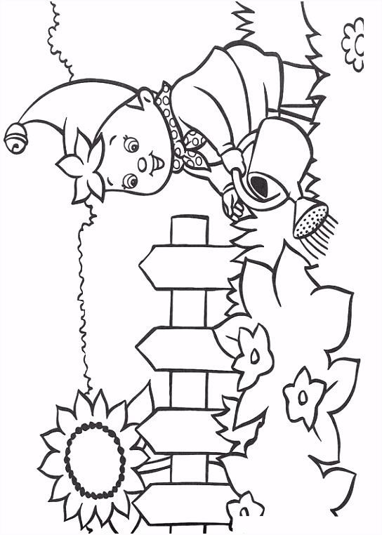 Kleurplaten Noddy Kids N Fun P9jm55ius8 Bsghh2uuku