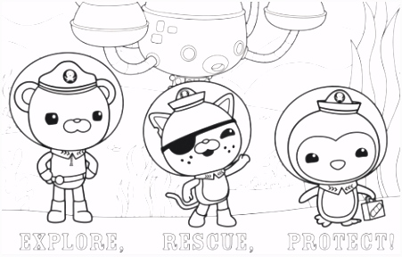 Kleurplaten Octonauts Disney Jr Octonauts Coloring Pages Fun for Kids I4yi72okc4 Q0utv4ukbu