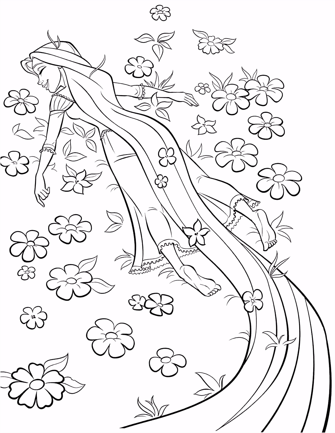 Kleurplaten Piratenplaneet Disney Tangled Coloring Pages Printable L2xz65beh6 T4vwhutfws