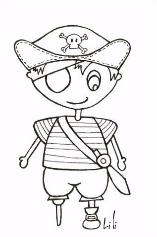 Kleurplaten Pirates Of the Caribbean Tampon Digital Digistamp Pirate Lili La Crevette X6ub14ahb6 Qvqbusvqz5