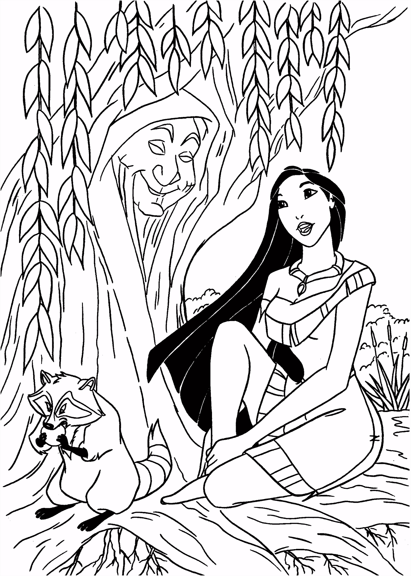 Kleurplaten Pocahontas Pocahontas Coloring Pages for Kids Printable Free H4br94ttq1 Euoov2iyc6