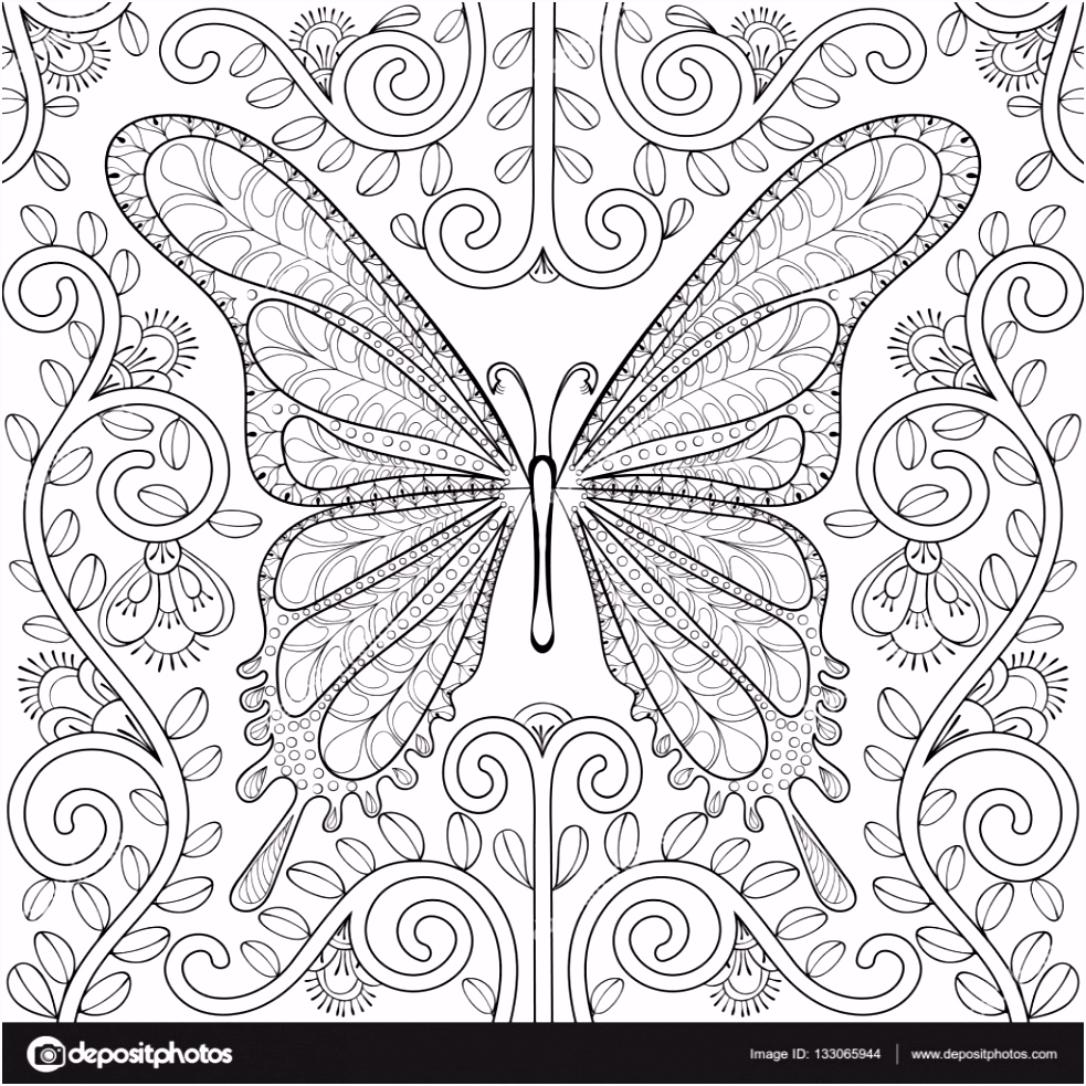 Mandala Kleurplaat Vlinder ARCHIDEV