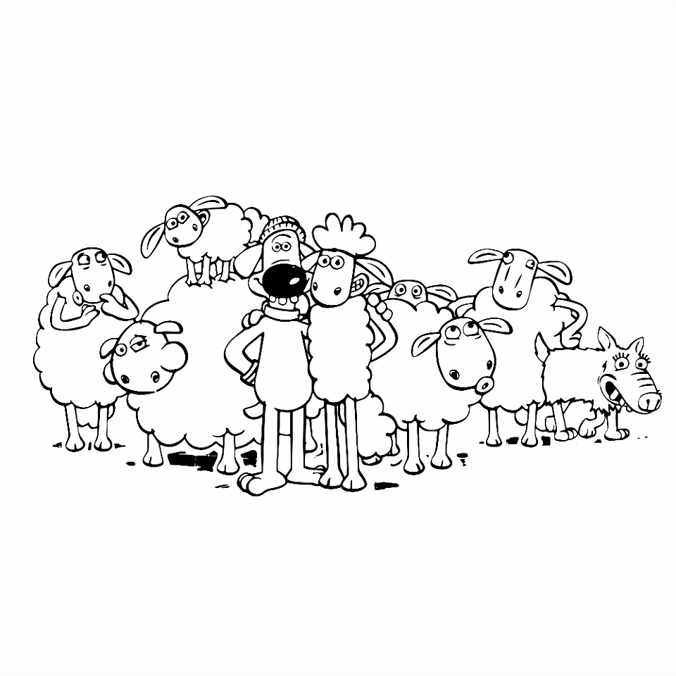 Kleurplaten Shaun Het Schaap De Film Leuk Voor Kids – Shaun Bitzer En De Kudde O9hv56esi4 Huihmuego6