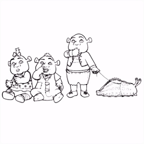 Kleurplaten Shrek Shrek Kleurplaat Printen â Leuk Voor Kids J3yt43uqn0 G5rkh4bkr5