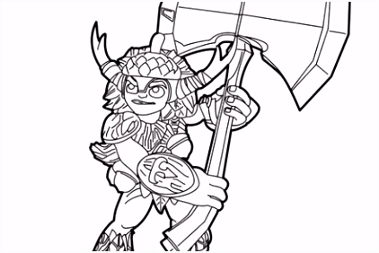 Kleurplaten Skylander Trap Team â Coloriage Skylanders   Imprimer Q1bq71nwt6 Thbd20lmkv