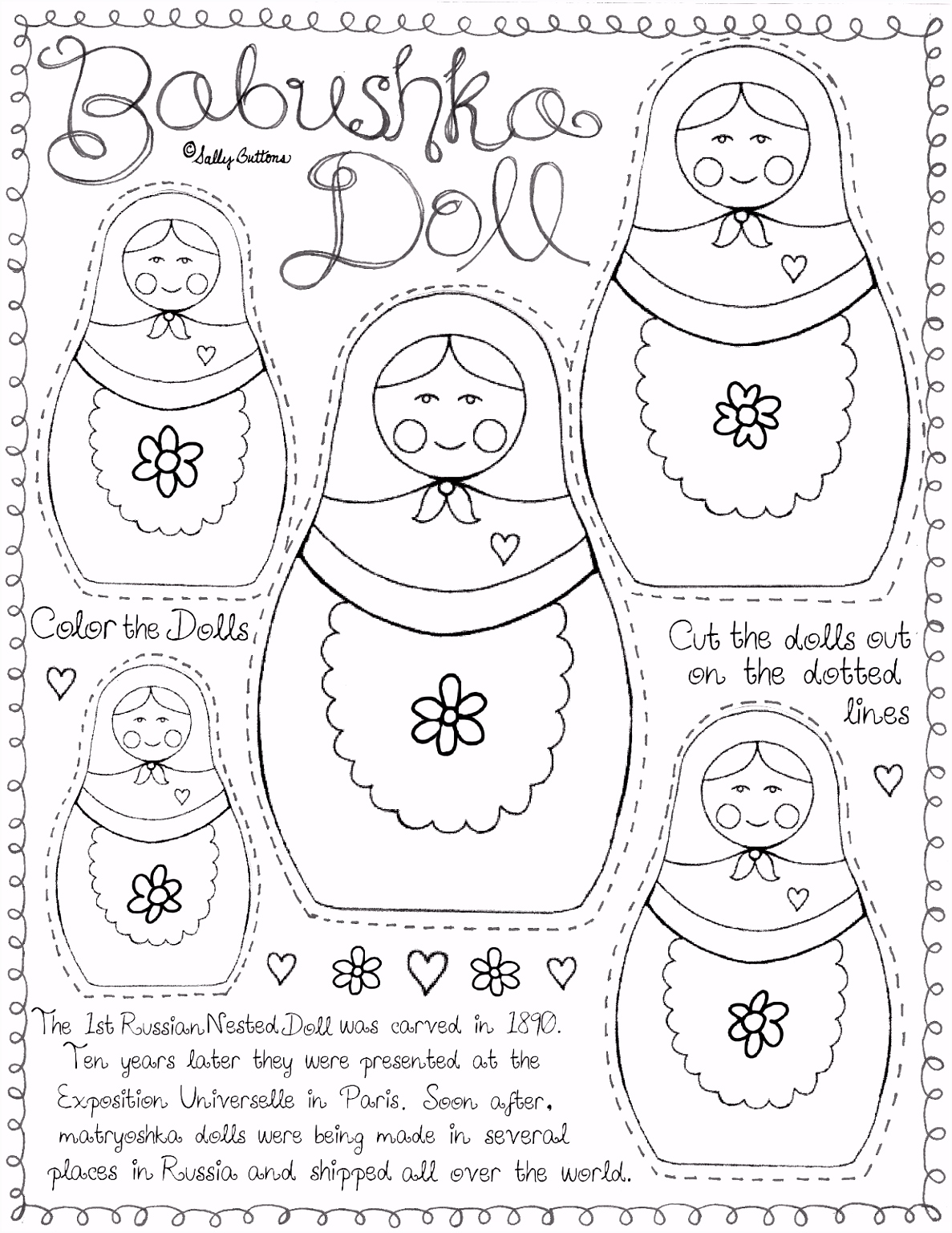 Kleurplaten sotsji 2014 Chickeemama January 19 Make A Nesting Doll E6bu73us00 Kvmgmstbkm