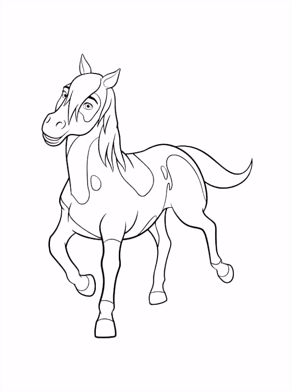 Kleurplaten Spirit Riding Free Spirit Riding Free Coloring Page Chica Linda H4ah74ctl0 Gmwi2unaw4