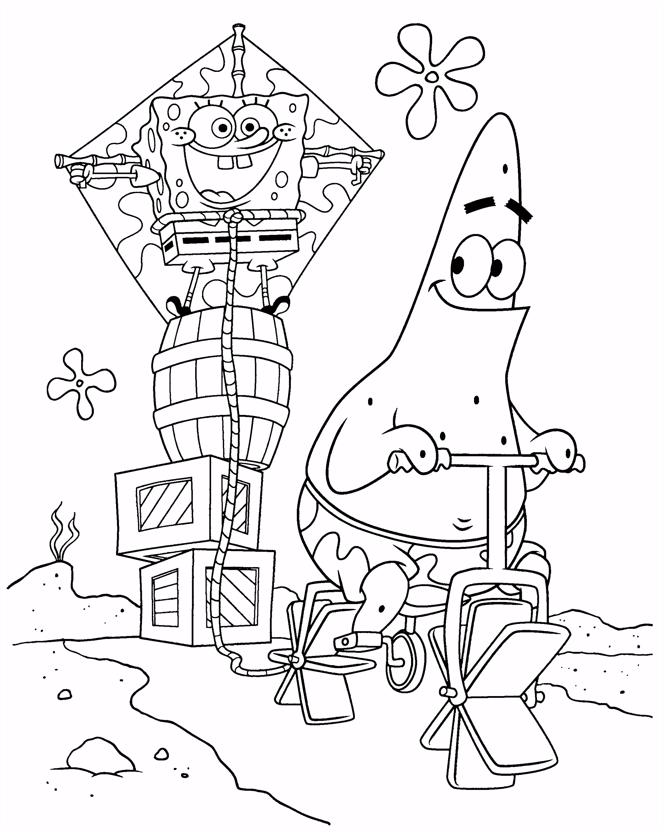 Kleurplaten Spongebob Kleurplaten Paradijs Kleurplaat Spongebob Squarepants En Patrick Ster B5ms54sev5 I5us2skla2