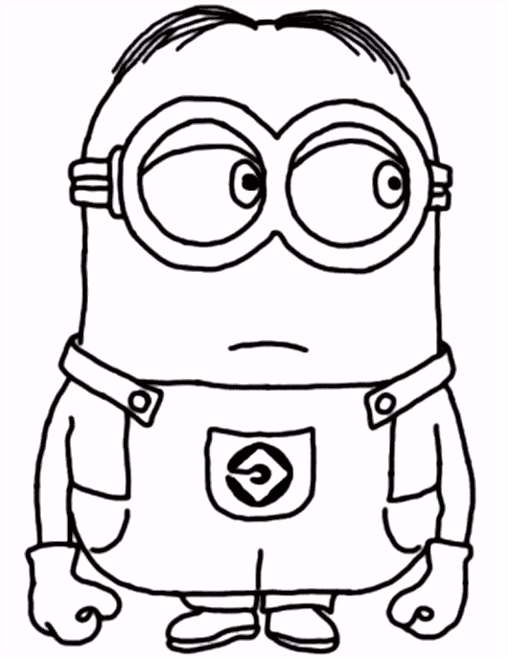 Kleurplaten Stuart Little Dave the Minion Despicable Me Coloring Page E7tc72ffk3 P5iamsxfgm