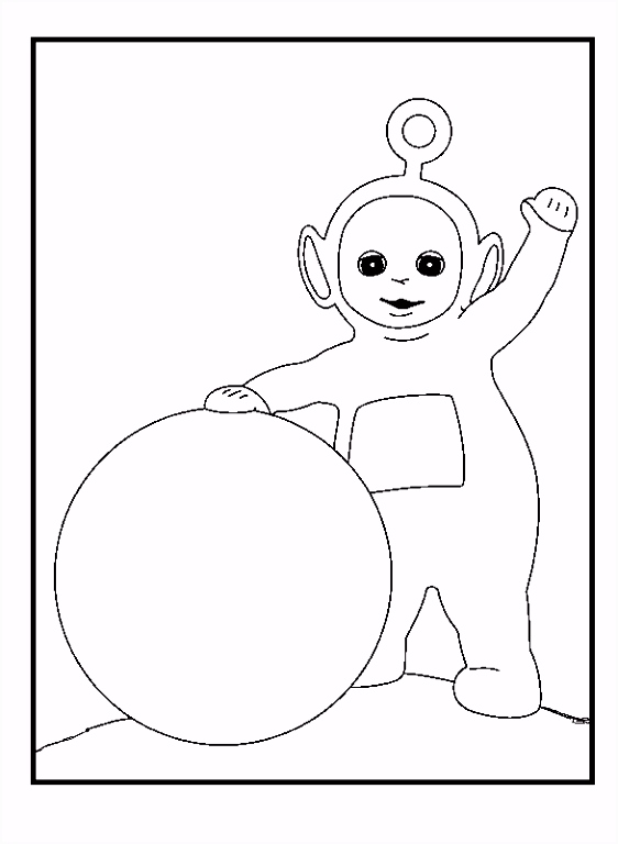Kleurplaten Teletubbies Teletubbies Po and Ball Coloring Picture for Kids M7gw23yle0 Aholv2oqru
