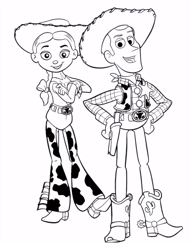 Kleurplaten toy Story 3 Jessie From toy Story Y4er26jlz6 Smqfs6olv0