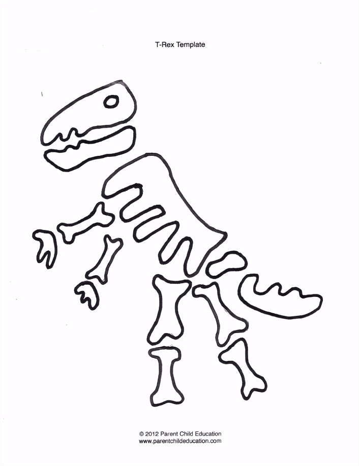 Kleurplaten Triceratops Image Result for Dinosaur Fossil Template I3pt03adb0 Nuic45yka6