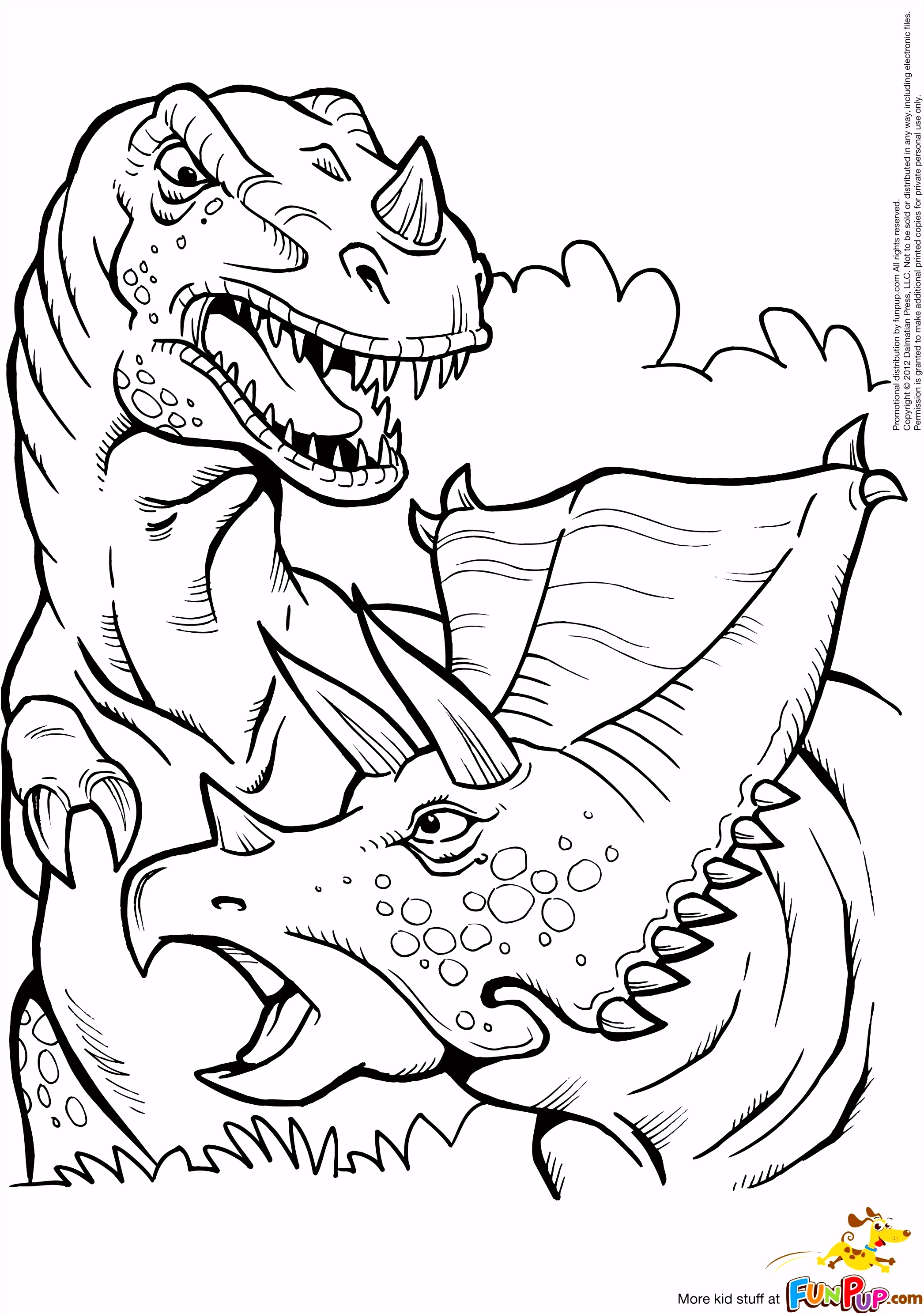Kleurplaten Triceratops Kleurplaat Printable T Rex and Triceratops Coloring Page Q9hx22one7 W5owvuhwih