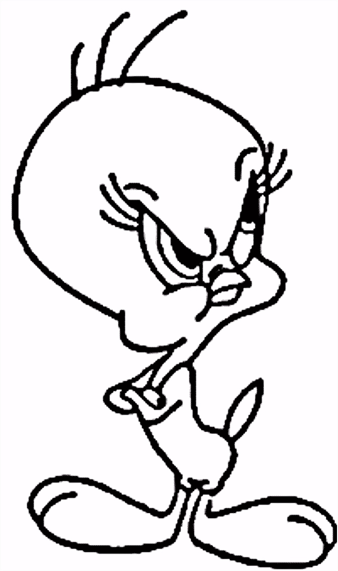 Kleurplaten Tweety En Sylvester Free Printable Tweety Bird Coloring Pages for Kids W7zz43whv3 K4uf64ehth
