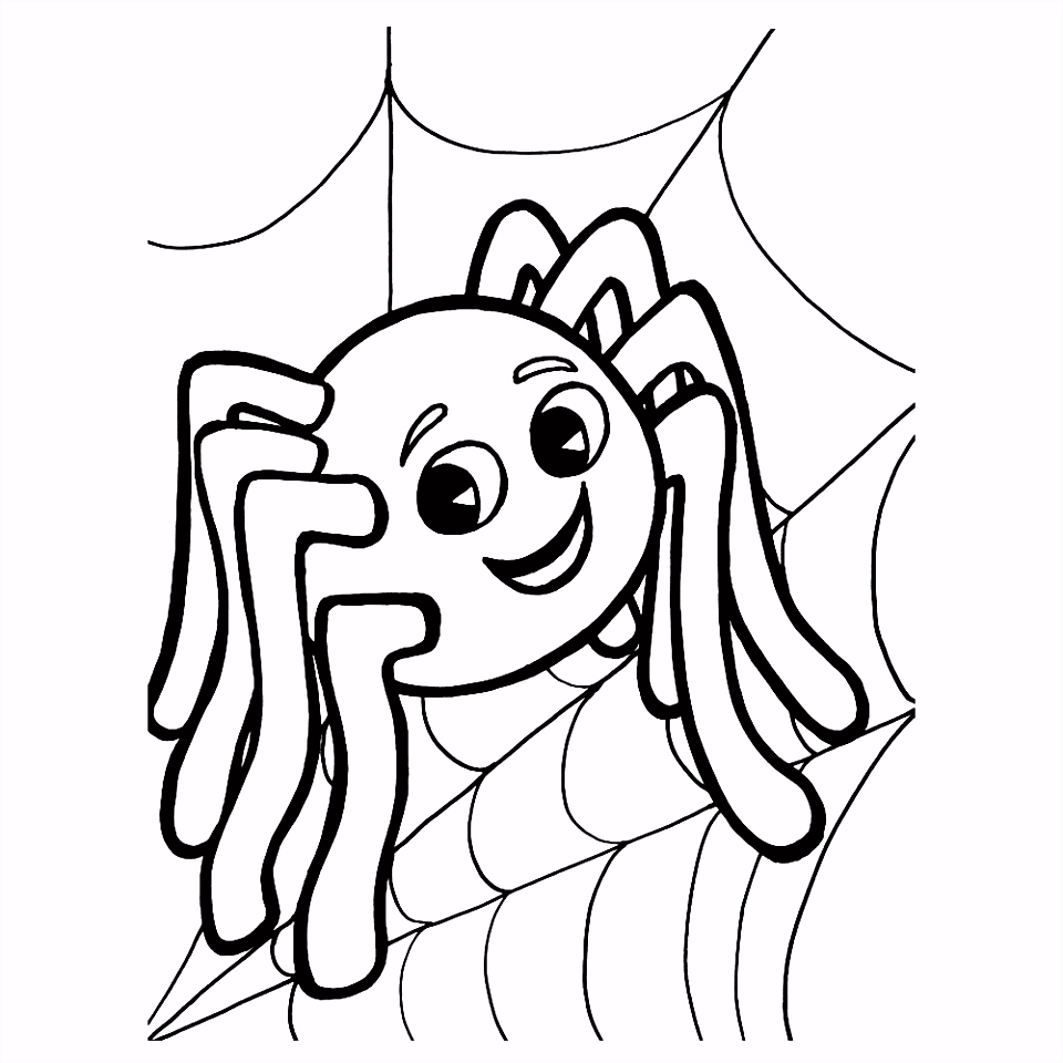 Kleurplaten Van Halloween Leuk Voor Kids – Een Vrolijke Spin C5rj51esn6 Wsjj5ufgbh