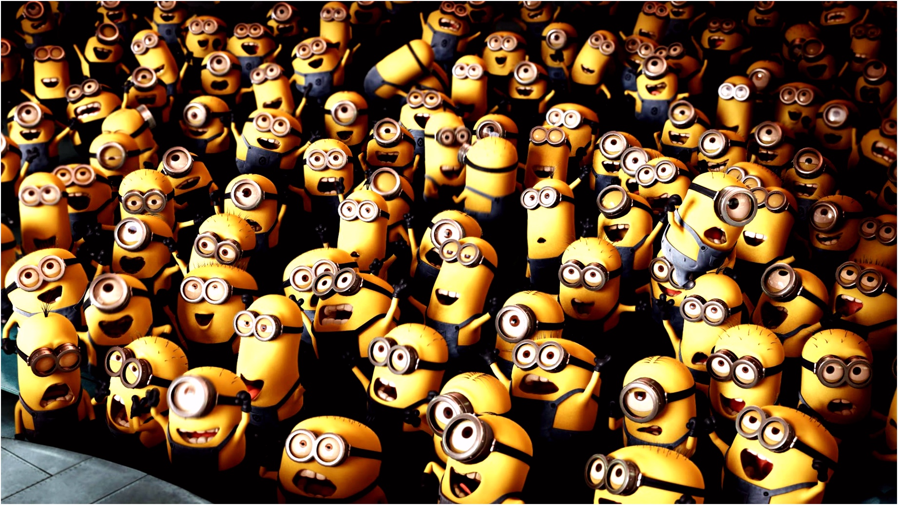 Kleurplaten Verschrikkelijke Ikke Minions Crowd W6gw04flr7 Imtv2udfb5