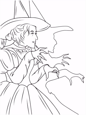 Kleurplaten W.i.t.c.h Wizard Of Oz Wicked Witch Coloring Page Colour H6mc76tpa5 Uvjs52oxh6