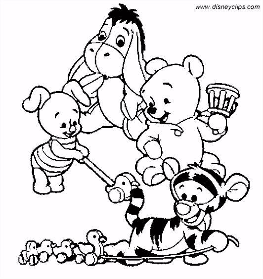 Kleurplaten Winnie De Pooh Winnie the Pooh Kerst Kleurplaat Archidev R2vs75nfb5 F4vgv4edbu