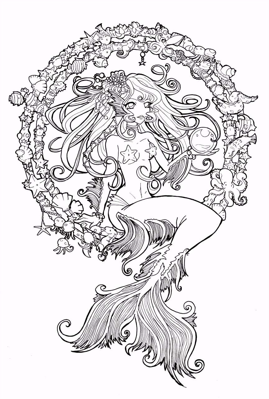 Kleurplaten Zeemeermin Cordelia Jewel Of the Sea Line by Namtia On Deviantart B9ru93wsk0 Cumr52kuyu