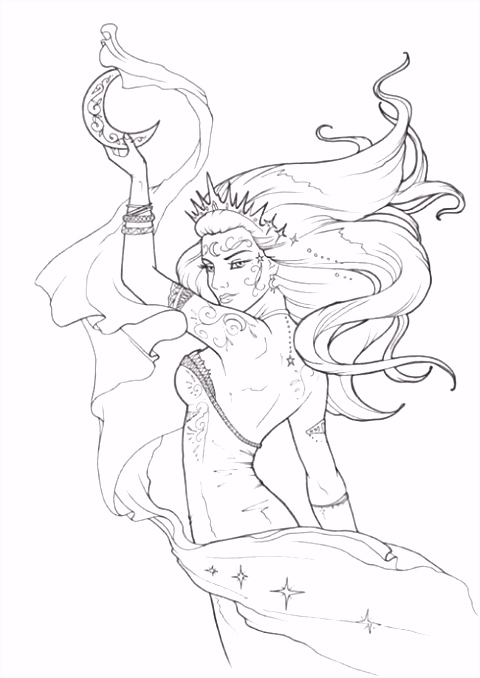 Kleurplaten Zeemeermin Oh Goddess House Of Night Coloring Book Paint Drawing A1xn13ggl6 H0dss5hxpu