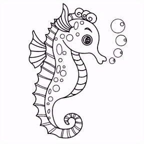 Kleurplaten Zeepaardjes Leuk Voor Kids L6on21uea6 Q6wem4zahh
