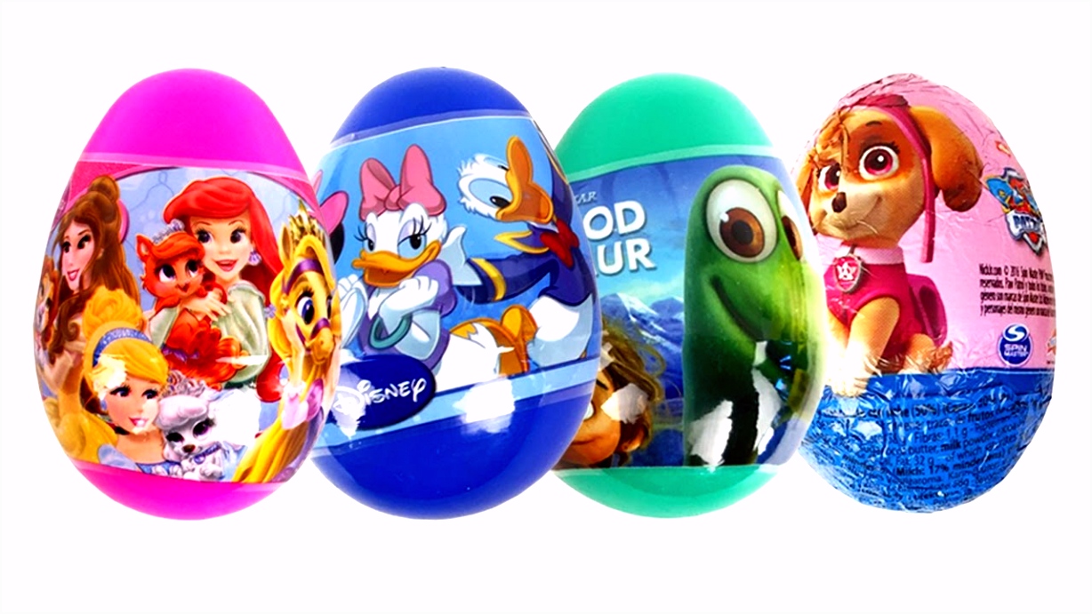 KINDER SURPRISE EIEREN VAN DISNEY PAW PATROL PRINSES DONALD DUCK